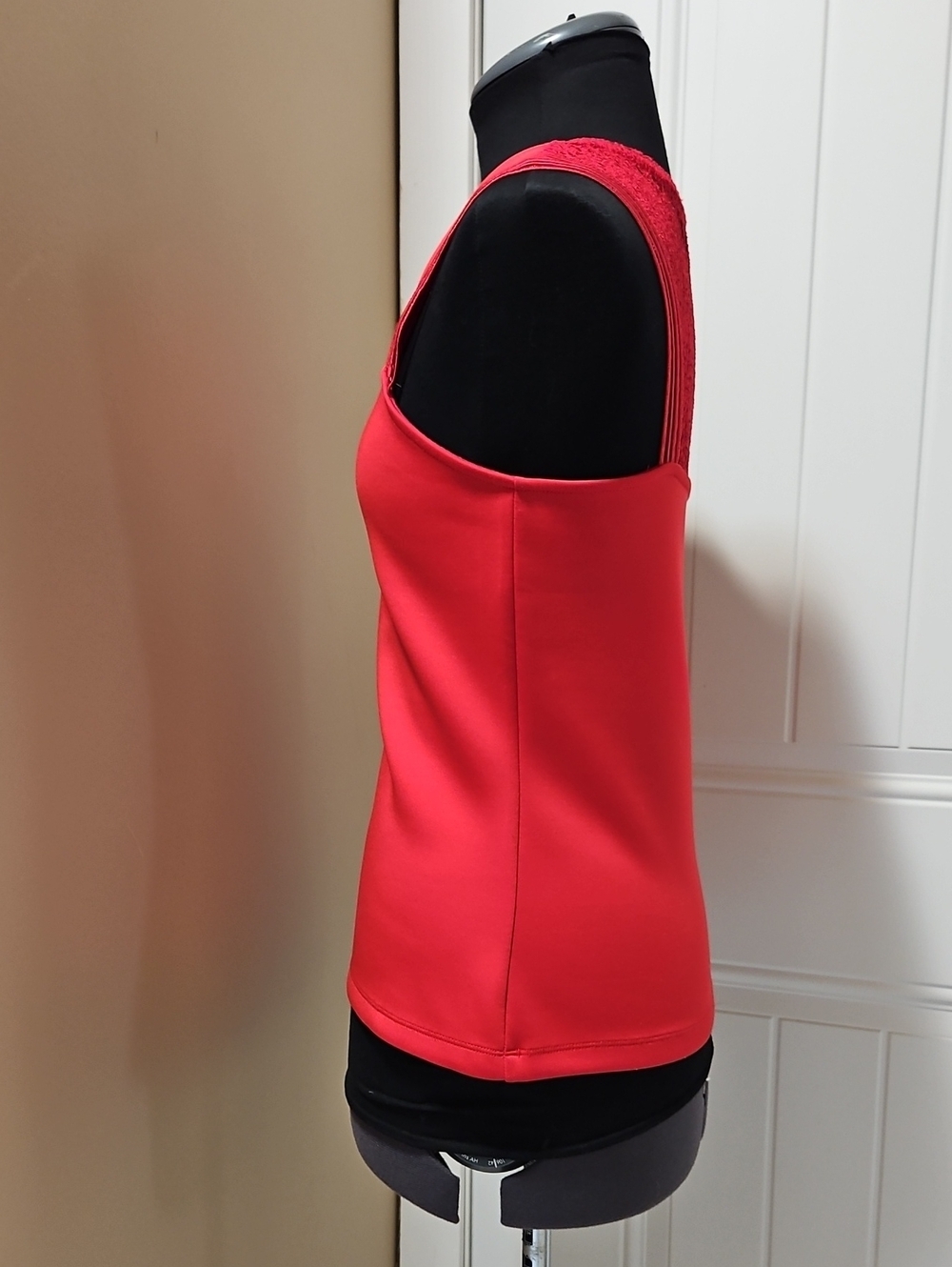 Dynamite Lace Racerback Tank Top S In Cherry Red - Picture 3 of 12